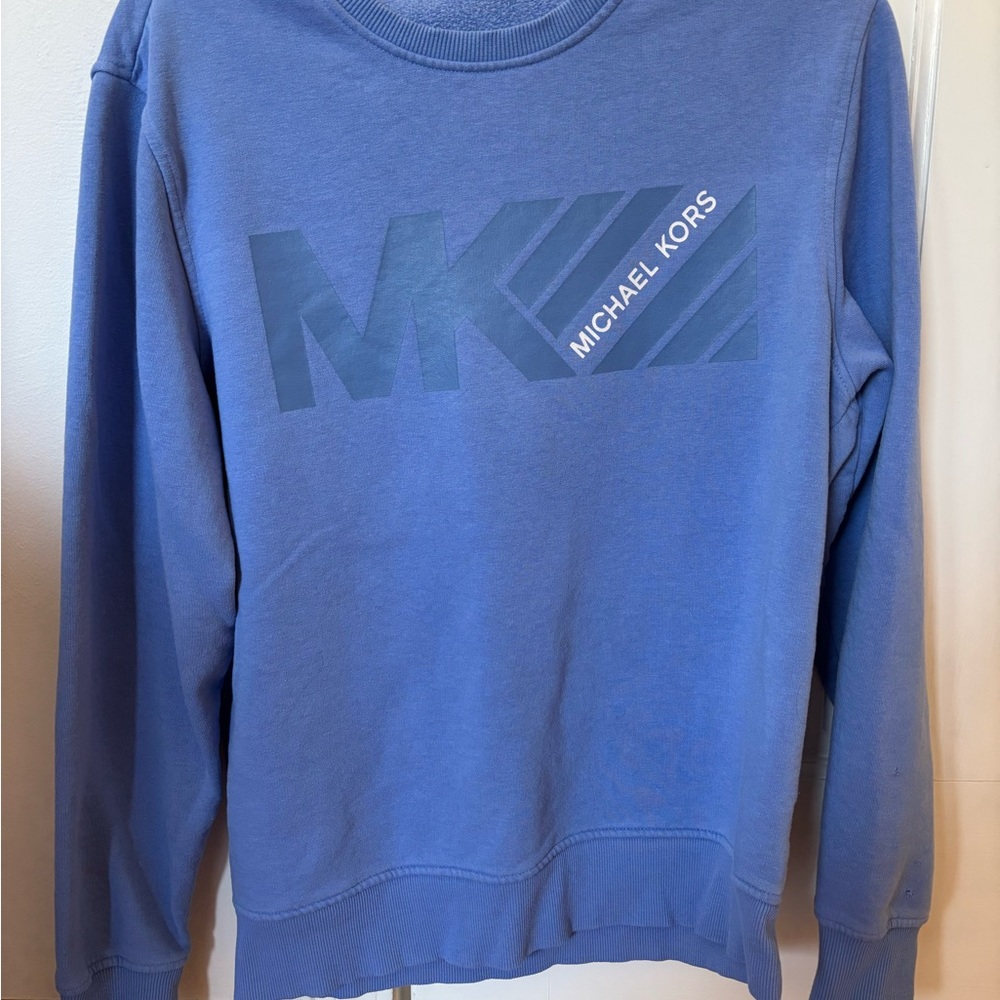 Michael Kors Blue Crew Neck Sweater
